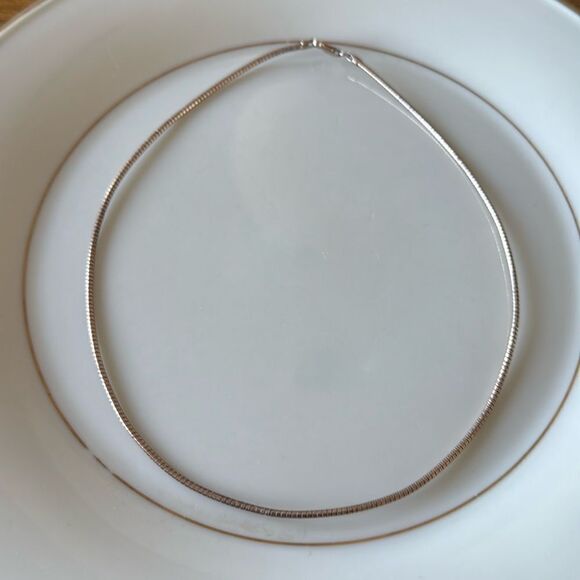 Gold vermeil over SS necklace - Picture 1 of 4